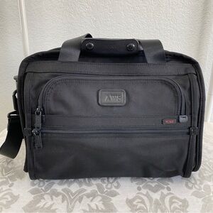 Tumi carry on laptop bag
